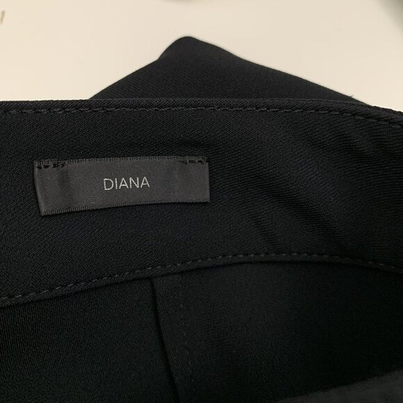 St John Caviar 6 Pants Diana Black Slacks Straight Leg 27.5" Inseam Womens - Picture 4 of 4